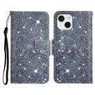 For iPhone 13 mini Painted Pattern Horizontal Flip Leather Case with Holder & Card Slot & Wallet (Gypsophila) - 1