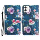 Painted Pattern Horizontal Flip Leather Case with Holder & Card Slot & Wallet For iPhone 11(Fluorescent Rose) - 1