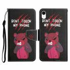 For iPhone XR Painted Pattern Horizontal Flip Leather Case with Holder & Card Slot & Wallet(Red Bear) - 1