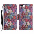 Painted Pattern Horizontal Flip Leather Case with Holder & Card Slot & Wallet For iPhone 8 Plus & 7 Plus(Prismatic Kaleidoscope) - 1