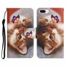 Painted Pattern Horizontal Flip Leather Case with Holder & Card Slot & Wallet For iPhone 8 Plus & 7 Plus(Butterfly Cat) - 1