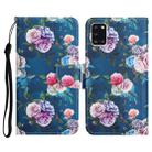 For Samsung Galaxy A31 Painted Pattern Horizontal Flip Leather Case with Holder & Card Slot & Wallet(Fluorescent Rose) - 1