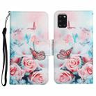For Samsung Galaxy A31 Painted Pattern Horizontal Flip Leather Case with Holder & Card Slot & Wallet(Peony Butterfly) - 1