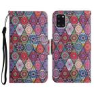 For Samsung Galaxy A31 Painted Pattern Horizontal Flip Leather Case with Holder & Card Slot & Wallet(Rhombus Kaleidoscope) - 1