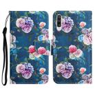 For Samsung Galaxy A50 Painted Pattern Horizontal Flip Leather Case with Holder & Card Slot & Wallet(Starry Mandala) - 1