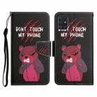 For Samsung Galaxy A71 Painted Pattern Horizontal Flip Leather Case with Holder & Card Slot & Wallet(Red Bear) - 1