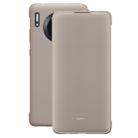 For Huawei Mate 30 Original Huawei Shockproof Horizontal Flip Leather Case with Card Slots & Wallet(Grey) - 1