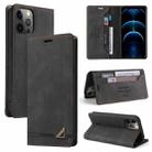 Skin Feel Anti-theft Brush Horizontal Flip Leather Case with Holder & Card Slots & Wallet For iPhone 11 Pro(Black) - 1