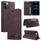 Skin Feel Anti-theft Brush Horizontal Flip Leather Case with Holder & Card Slots & Wallet For iPhone 11 Pro(Brown) - 1