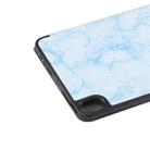 For iPad mini 6 Marble Texture Pattern Horizontal Flip Leather Tablet Case with Three-folding Holder & Pen Slot & Sleep / Wake-up Function(Blue) - 7