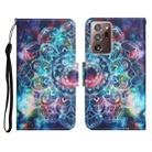 For Samsung Galaxy Note20 Ultra Painted Pattern Horizontal Flip Leather Case with Holder & Card Slot & Wallet(Starry Mandala) - 1