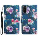 For Samsung Galaxy S20 FE Painted Pattern Horizontal Flip Leather Case with Holder & Card Slot & Wallet(Fluorescent Rose) - 1