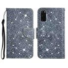 For Samsung Galaxy S20 FE Painted Pattern Horizontal Flip Leather Case with Holder & Card Slot & Wallet(Gypsophila) - 1