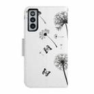 For Samsung Galaxy S21+ 5G Painted Pattern Horizontal Flip Leather Case with Holder & Card Slot & Wallet(Dandelion) - 3