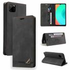 For OPPO Realme C11 Skin Feel Anti-theft Brush Horizontal Flip Leather Case with Holder & Card Slots & Wallet(Black) - 1