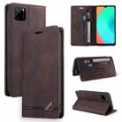 For OPPO Realme C11 Skin Feel Anti-theft Brush Horizontal Flip Leather Case with Holder & Card Slots & Wallet(Brown) - 1