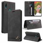 For Huawei P Smart Z Skin Feel Anti-theft Brush Horizontal Flip Leather Case with Holder & Card Slots & Wallet(Black) - 1