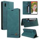 For Huawei P Smart Z Skin Feel Anti-theft Brush Horizontal Flip Leather Case with Holder & Card Slots & Wallet(Blue) - 1