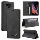 For Samsung Galaxy Note9 Skin Feel Anti-theft Brush Horizontal Flip Leather Case with Holder & Card Slots & Wallet(Black) - 1