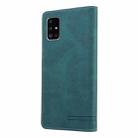 For Samsung Galaxy A71 5G Skin Feel Anti-theft Brush Horizontal Flip Leather Case with Holder & Card Slots & Wallet(Blue) - 3