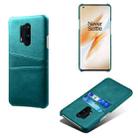 For OnePlus 8 Pro Calf Texture PC + PU Leather Back Cover Shockproof Case with Dual Card Slots(Green) - 1