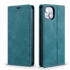 For iPhone 13 Skin Feel Dream Series Horizontal Flip Leather Case with Holder & Card Slots & Wallet(Blue) - 1