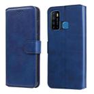 For Infinix Hot 9 Classic Calf Texture PU + TPU Horizontal Flip Leather Case with Holder & Card Slots & Wallet(Blue) - 1