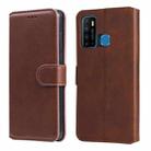 For Infinix Hot 9 Classic Calf Texture PU + TPU Horizontal Flip Leather Case with Holder & Card Slots & Wallet(Brown) - 1