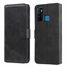 For Infinix Hot 9 Classic Calf Texture PU + TPU Horizontal Flip Leather Case with Holder & Card Slots & Wallet(Black) - 1