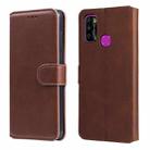 For Infinix Hot 9 Play Classic Calf Texture PU + TPU Horizontal Flip Leather Case with Holder & Card Slots & Wallet(Brown) - 1