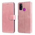 For Infinix Hot 9 Play Classic Calf Texture PU + TPU Horizontal Flip Leather Case with Holder & Card Slots & Wallet(Rose Gold) - 1