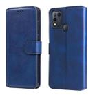 For Infinix Hot 10 Play Classic Calf Texture PU + TPU Horizontal Flip Leather Case with Holder & Card Slots & Wallet(Blue) - 1