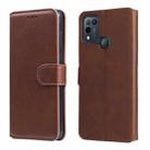 For Infinix Hot 10 Play Classic Calf Texture PU + TPU Horizontal Flip Leather Case with Holder & Card Slots & Wallet(Brown) - 1