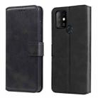 For Infinix Hot 10 Classic Calf Texture PU + TPU Horizontal Flip Leather Case with Holder & Card Slots & Wallet(Black) - 1