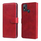 For Infinix Smart 5 Classic Calf Texture PU + TPU Horizontal Flip Leather Case with Holder & Card Slots & Wallet(Red) - 1