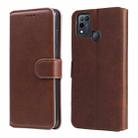 For Infinix Smart 5 Classic Calf Texture PU + TPU Horizontal Flip Leather Case with Holder & Card Slots & Wallet(Brown) - 1