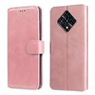 For Infinix Zero 8 Classic Calf Texture PU + TPU Horizontal Flip Leather Case with Holder & Card Slots & Wallet(Rose Gold) - 1