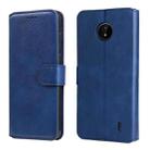 For Nokia C10 / C20 Classic Calf Texture PU + TPU Horizontal Flip Leather Case with Holder & Card Slots & Wallet(Blue) - 1