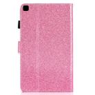 For Galaxy Tab A 8.0 (2019) T290 Varnish Glitter Powder Horizontal Flip Leather Case with Holder & Card Slot(Pink) - 3