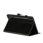 For Galaxy Tab S6 T860 Varnish Glitter Powder Horizontal Flip Leather Case with Holder & Card Slot(Black) - 5