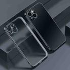 For iPhone 13 mini Electroplated Edge Frosted TPU Shockproof Case (Black) - 1