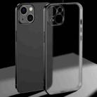 For iPhone 13 Electroplated Edge Frosted TPU Shockproof Case(Black) - 2