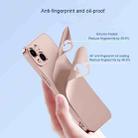 For iPhone 13 Electroplated Edge Frosted TPU Shockproof Case(Pink Gold) - 3