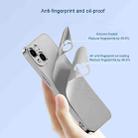 For iPhone 13 Electroplated Edge Frosted TPU Shockproof Case(Silver) - 3