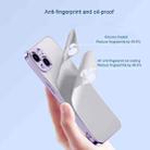 For iPhone 13 Electroplated Edge Frosted TPU Shockproof Case(Purple) - 3