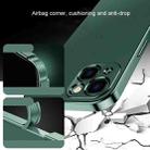 For iPhone 13 Pro Max Electroplated Edge Frosted TPU Shockproof Case (Deep Green) - 6