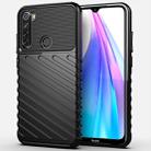 For Xiaomi Redmi Note 8T Thunderbolt Shockproof TPU Soft Case(Black) - 1