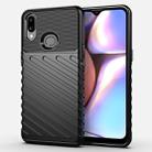 For Galaxy A10s Thunderbolt Shockproof TPU Soft Case(Black) - 1