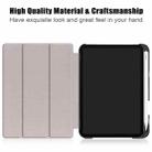 For iPad mini 6 Solid Color TPU Horizontal Flip Leather Tablet Case with Three-folding Holder & Pen Slot & Sleep / Wake-up Function(Grey) - 4