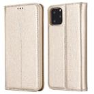 For iPhone 11 Pro GEBEI PU+TPU Horizontal Flip Protective Case with Holder & Card Slots(Gold) - 1